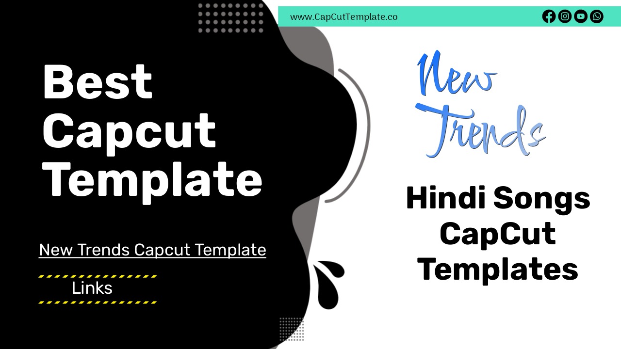 Hindi Songs CapCut Templates